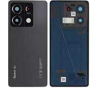 SPES Original Battery Cover Back Cover for Xiaomi Redmi Note 13 5G Black with Factory Pre-Assembled Adhesive Strips and Camera Glass