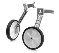 Spesh 2 Pcs Universal Bike Training Wheels Adjustable Bicycle Balance Wheel Kids Bike Stabilisers for 16 18 20 22 inch Children's Bicycle(Silver)