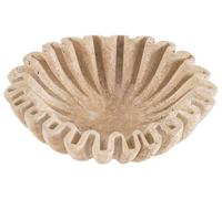 SPESHSTONES Large Decorative Bowl, 8'' Travertine Bowl for Home Decor