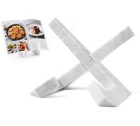 SPESHSTONES Marble Cookbook Stand for Kitchen Counter 8 Inch White Recipe Book Holder Stand, Kitchen Book Stand, Cooking Book Stand, Tablet Stand for Kitchen, Recipe Holder Farmhouse Decor
