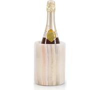 SPESHSTONES Marble Wine Chiller 6.5 Inch White Onyx Wine Cooler for White Wine Bottles, Champagne, Beverage & Home Bar Accessories, Stone Bottle Holder for Housewarming Gifts & Wedding Decor