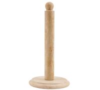 SPESHSTONES Travertine Marble Paper Towel Holder 12.5" Inches for Kitchen Towels Rack Handmade Paper Roll Holder with Stand (Travertine round)