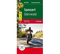 Spessart, motorcycle map 1:200,000, freytag & bern