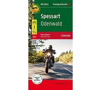Spessart, motorcycle map 1:200,000, freytag & berndt - Free Tracked Delivery