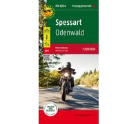 Spessart, motorcycle map 1:200,000, freytag & berndt - Free Tracked Delivery