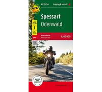 Spessart Odenwald Motorway Map 1200000 F by Freytag Berndt | Sheet Map | 2023