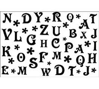 SPESTYLE waterproof non-toxic temporary tattoo stickerslatest new design temp tattoos waterproof male and female models black and white 26 letters of the alphabet temporary tattoo