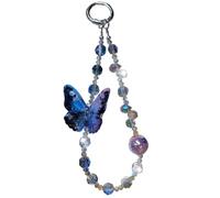 Spetase Phone Charm with Beaded Crystals, Anti-Theft Phone Strap, Hands-Free & Detachable Cellphone Lanyard, Cellphone Chain Wristlet with Tether Tab, Crystal, Quartz