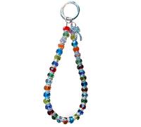 Spetase Phone Charm with Beaded Crystals, Anti-Theft Phone Strap, Hands-Free & Detachable Cellphone Lanyard, Cellphone Chain Wristlet with Tether Tab, Crystal, Quartz