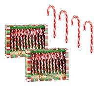 Spetebo Candy Canes Edible with Peppermint Flavour - Pack of 24 - Christmas Decoration Tree Decoration Pendant Candy Canes Sweets 300 g