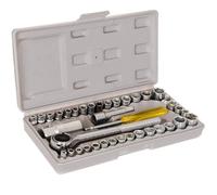 SPETLEK 1/4 3/8 DR METRIC IMPERIAL-AF RATCHET DRIVER & STORAGE CASE in Silver SPETLEK Silver