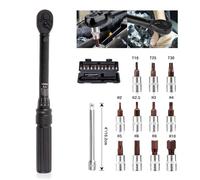SPETLEK 1/4" Bike Torque Wrench Set 2-20Nm Dual Direction 72 Tooth in Black SPETLEK Black