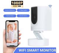 SPETLEK 1080P Indoor WiFi Security Camera in White SPETLEK White