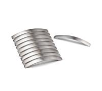 SPETLEK 10x 160mm Brushed Nickel Kitchen Cabinet Drawer Bar Pull in Metallic Silver SPETLEK Metallic Silver