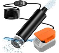 SPETLEK 120W 12V Cordless Oil Water Pump for Dewalt 18V 20V Battery in Black SPETLEK Black