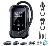SPETLEK 12V Cordless Car Tyre Inflator Pump Electric Air Compressor in Black SPETLEK Black