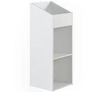 SPETLEK 2 Level Modern Vinyl Record Storage Box white SPETLEK White