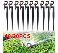 SPETLEK 20x Adjustable Drip Irrigation Spray Emitters Spiked in Black | Size: 100g SPETLEK Black 100g