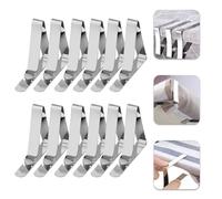 SPETLEK 24Pcs Steel Table Cloth Cover Tablecloth Holder in Silver | Size: 0.6m2 SPETLEK Silver 0.6m2