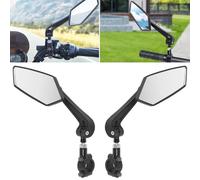 SPETLEK 2x Bicycle Handlebar Wing Rear View Mirror in Black SPETLEK Black