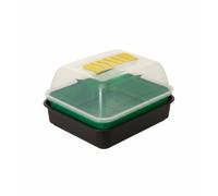 SPETLEK 3 Pack Small Windowsill Propagator Set 21cm with Seed Tray in Green SPETLEK Green