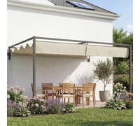 SPETLEK 3 x 4m Pergola with Retractable Roof Khaki | Size: 0.6m2 SPETLEK Khaki 0.6m2