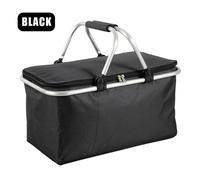 SPETLEK 30L Extra Large Cooling Cooler Cool Bag BLACK | Size: 0.6m2 SPETLEK Black 0.6m2