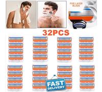 Spetlek 32X For Gillette Fusion Blade Refills Compatible In Orange ORANGE