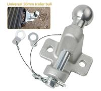SPETLEK 3500kg Tow Bar Ball & Pin Coupling 50mm in Silver | Size: 10000mm x 520mm SPETLEK Silver 10000mm x 520mm