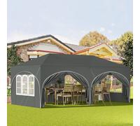 SPETLEK 3x 6m Pop up Gazebo, Premium Gazebo Grey | Size: 0.6m2 SPETLEK Grey 0.6m2