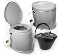 SPETLEK 5L HILLINGTON PORTABLE CAMPING TOILET in Grey SPETLEK Grey