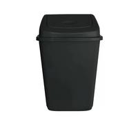 SPETLEK 60L Black Plastic Swing Bin Flip Top Kitchen Rubbish Waste SPETLEK Black