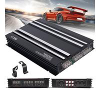 SPETLEK 7800W Car Audio Amp for Subwoofers & Speakers in Black SPETLEK Black