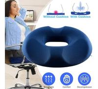 SPETLEK Donut Memory Foam Cushion Doughnut Ring in Blue | Size: 100 cm x 190 cm SPETLEK Blue 100 cm x 190 cm
