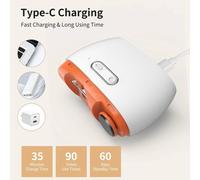 SPETLEK Electric Nail Clippers Automatic LED Light Trimmer in White | Size: 100g SPETLEK White 100g