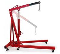 SPETLEK Engine Crane 2 Ton Tonne Folding Stand Hoist lift Jack in Red | Size: 1000mm x 400mm SPETLEK Red 1000mm x 400mm