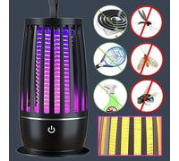 SPETLEK Killer Lamp Rechargeable Fly Zapper for Camping in Black SPETLEK Black