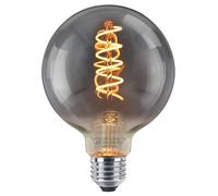 SPETLEK LED GLOBE 4W Spiral Filament G95 Light Bulb 1 Pack in Grey SPETLEK Grey