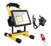 SPETLEK LED Rechargeable Cordless Work Site Flood Light in Yellow SPETLEK Yellow