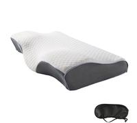 SPETLEK Memory Foam Ergonomic Pillow for Side in White SPETLEK White