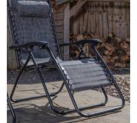 SPETLEK Multi Position Zero Gravity Garden Relaxer Chair Sun Lounger SPETLEK Multicolor
