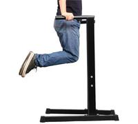 SPETLEK Parallel Dip Bars Pull Up Stand Dipping Workout Equipment in Black SPETLEK Black