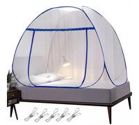 SPETLEK Portable Bed Mosquito Net Automatic Pop-Up Foldable Netting Tent in White SPETLEK White