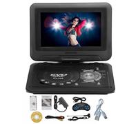 SPETLEK Portable DVD Player with 9" Swivel Screen & Remote in Black SPETLEK Black