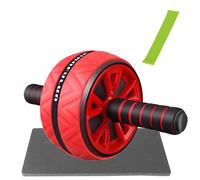 SPETLEK Pro Abs Roller Exercise Wheel Abdominal Core Strength Workout in Red SPETLEK Red