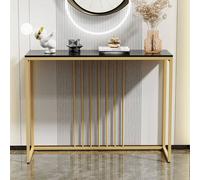 SPETLEK Slim Narrow Hallway Console Table black 120cm | Size: 0.6m2 SPETLEK Black 0.6m2