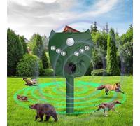 SPETLEK Solar Animal Repeller with Flashing Lights for Skunk Fox Dog in Green SPETLEK Green