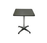 SPETLEK Square Aluminium Bistro Tables, Cheap Aluminium Tables in Silver SPETLEK Silver