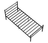 SPETLEK Strong Single Bed 190x90cm in Black | Size: Cot SPETLEK Black Cot
