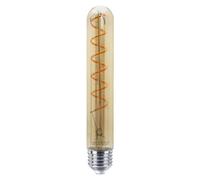 SPETLEK Teardrop Spiral Filament Test Tube Light Bulb 1x in Orange SPETLEK Orange
